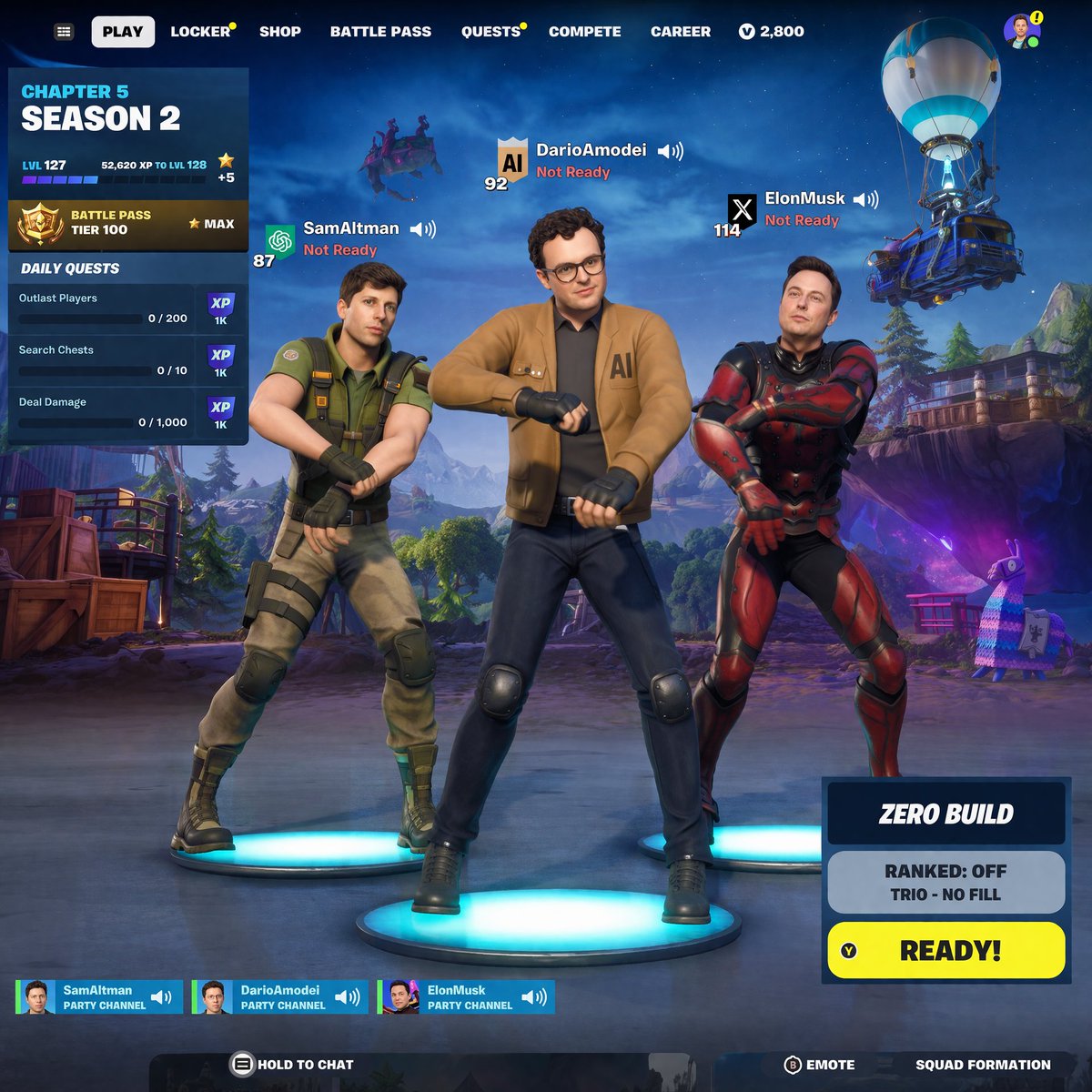 AI generated example output