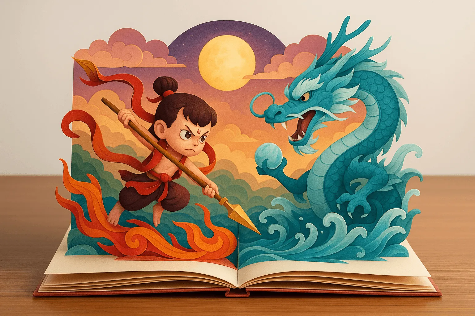 Folding Paper Sculpture Pop-Up Book