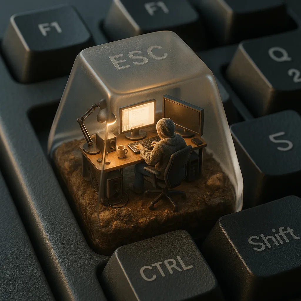 Keyboard ESC Keycap Miniature Model