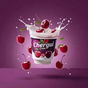 High-End Commercial Yogurt Product Photography