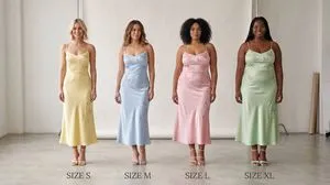 Realistic Size Range Fashion Lineup