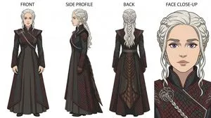 Ghibli x Game of Thrones Character Prompts