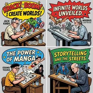 Pop-Art Comic Artist Diorama Prompt for Nano Banana Pro