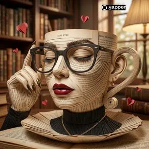 Surreal Coffee Cup Artwork Prompt