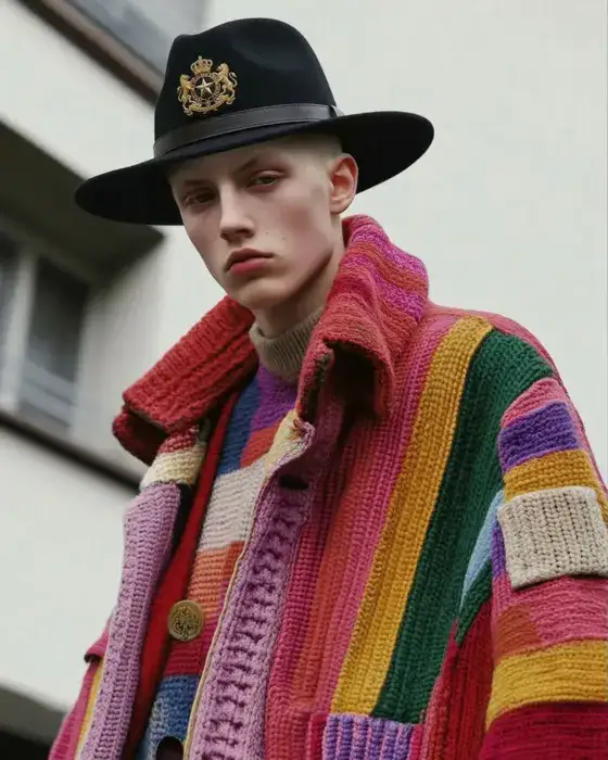 AI hat try-on after result demonstrating hat fitting