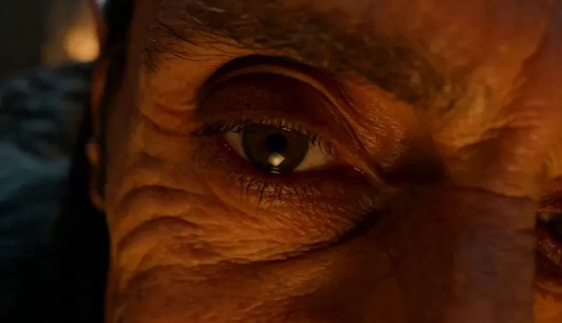 Original dark fantasy short film. An eccentric mage runs a mysterious agency in a narrow, damp, steamy alley. Dim kerosene lamps, floating paper talismans, mechanical crows, spinning potion bottles. Handheld camera with slight shake and slow push-in.